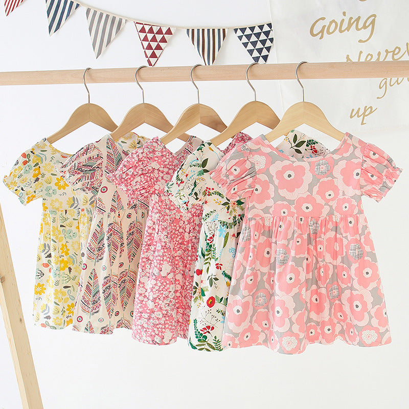 princess dress girls' dress summer korean style baby girl children's clothing wholesale street vendor kids' dress