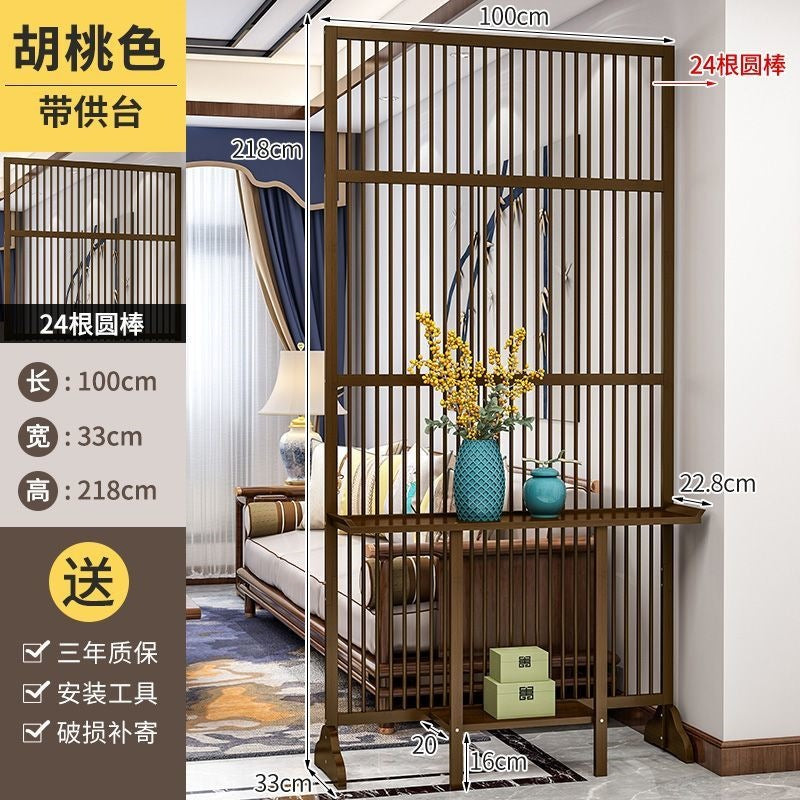 New chinoiserie screen partition living room bedroom foldablemovable hotel office simple modern simple blocking entrance