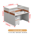 Saint li staff screen desk and chair combination computer table modern casual partition booth workstation table