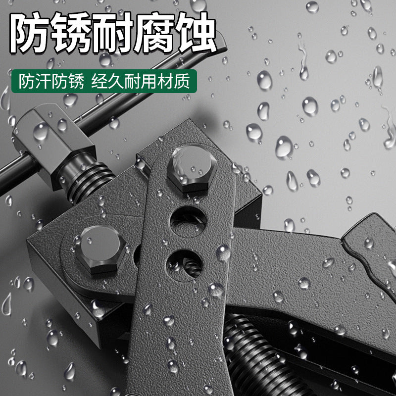 Cross two-claw puller industrial grade thickened high hardness bearing remover high torque booster rod labor-saving tool