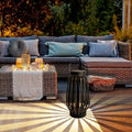 Outdoor waterproof solar lawn lamp portable lamp house garden lamp movable decorative atmosphere floor lamp