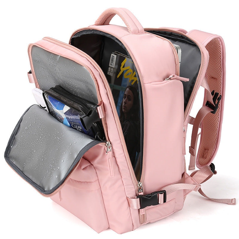 Cross-border new travel backpack Large capacity multi-functional luggage Dry and wet storage backpack Short business trip mommy bag