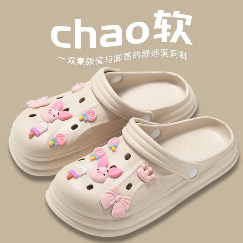Men's "cloud slides" clogs - 2024 new beach sandals, anti-slip, odor-resistant, eva slippers for couples, women's summer outdoor wear