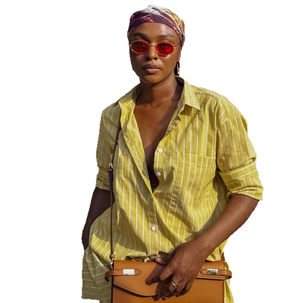 European and American large-size women's lapel cardigan yellow shirt shorts set women's African casual foreign style new two-piece set