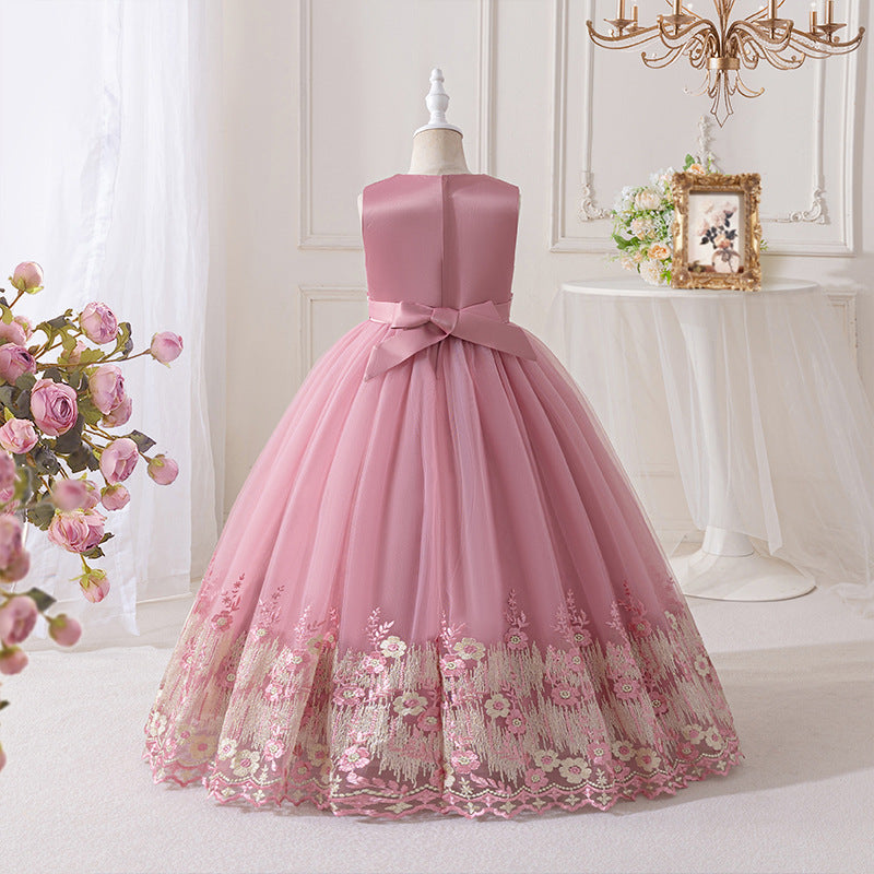 Amazon new arrivals: embroidered birthday party evening dresses for girls (us & european styles) - princess long tutu skirts