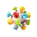 Infant manhattan atomic ball space teether hand ball baby teething soft glue boiled grip training toy