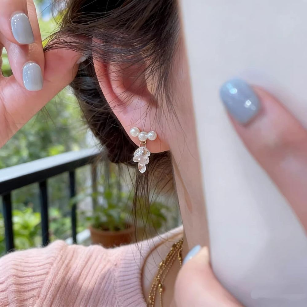 Exquisite beaded tassel dangle earrings - 2026 new collection, light luxury, high-end style, fashionable and versatile earrings