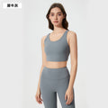 New women's sports bra - barely there feel, beautiful back design, yoga tank top, shockproof, high-impact workout bra d25031