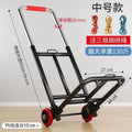 Folding trolley, hand trolley, folding luggage cart, load-bearing king shopping cart, hand trailer, cargo cart, moving artifact