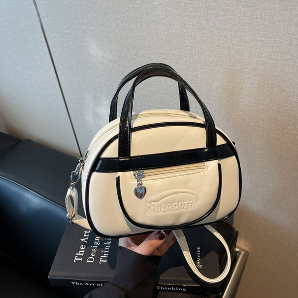 Korean niche design handbag women's 2025 new shell bag versatile single shoulder crossbody handbag small square bag