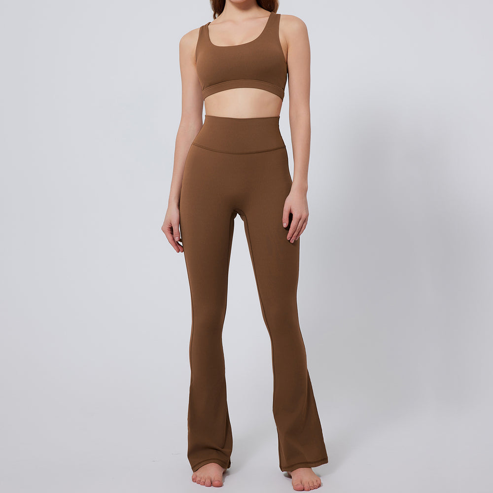 new yoga outfit set, shockproof running barely-there feel activewear set, premium women's fitness apparel