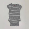 Export original order infant male and female baby slanted button pullover pure cottonprinting half-sleeved bottom triangle khaki