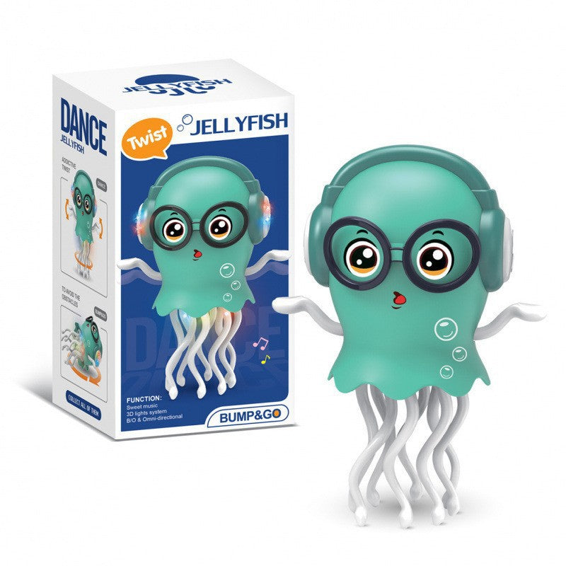 magic dancing astronaut universal electric light music projection rocket spray octopus octopus toy