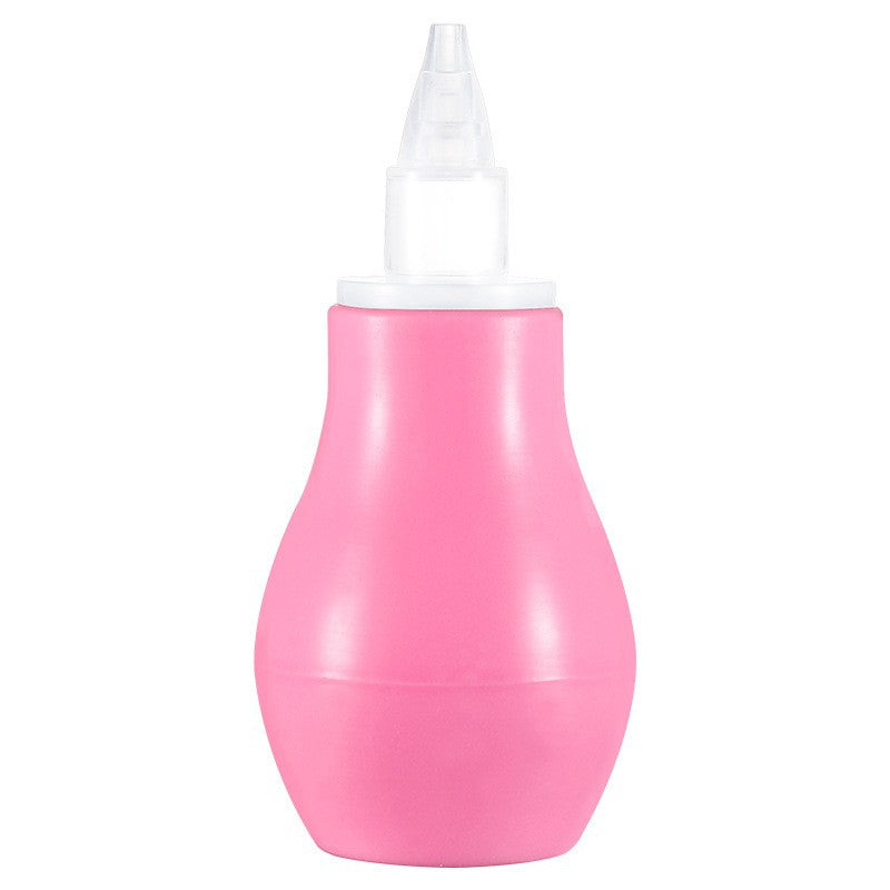 English card, pump type neonatal baby nose suction, snot cleaner, silicone baby nose suction.