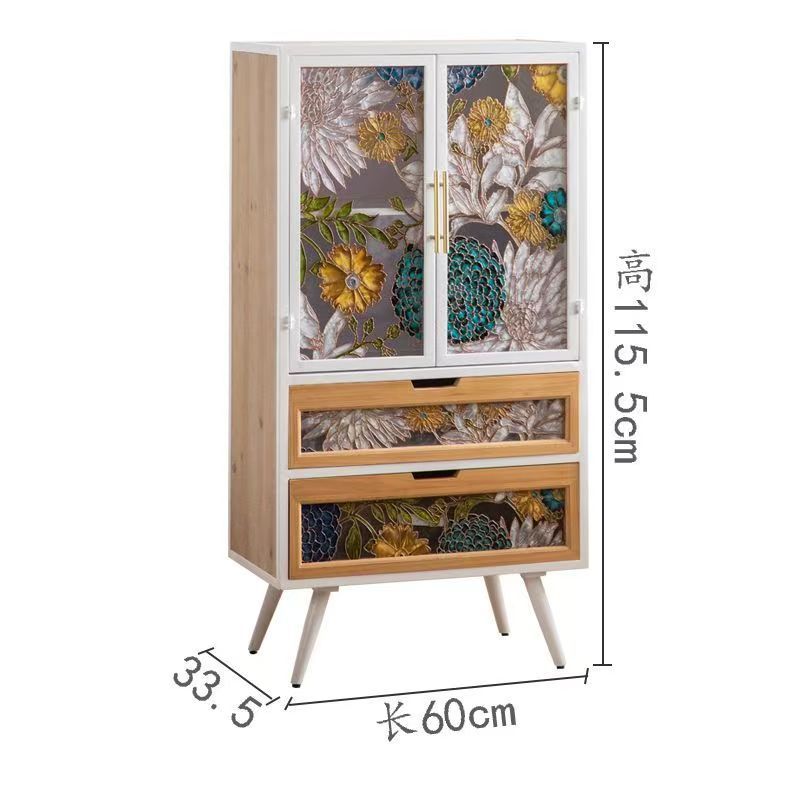 American enamel painted glass door storage cabinet shoe cabinet for home restaurantaccessible luxury entrance cabinet iron storage sideboard