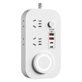 Smart wireless charging socket with multi-function usb super charging 60w power strip, type-c, for office and dorm use