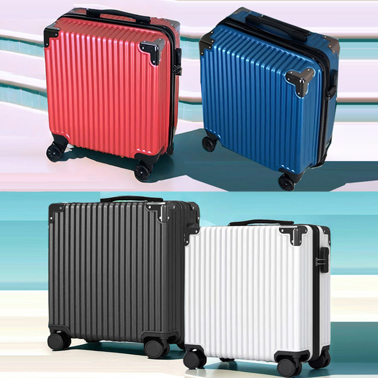 New 18-inch universal wheel trolley case 20-inch boarding case password bag suitcase candy-colored suitcase