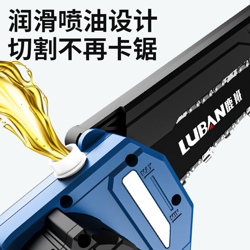 6 inch brushless mini lithium electric saw portable logging hand chainsaw garden pruning household high branch saw  wholesale