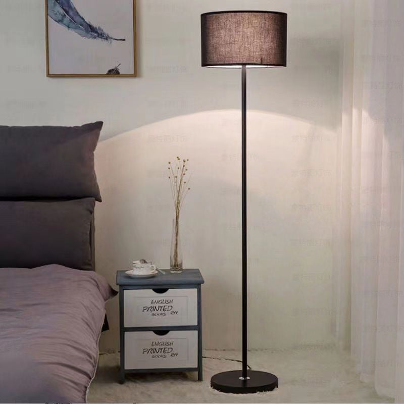 Floor lamp ins scandinavian creative stylishcasual modern bedroom bedside living room sofa remote control led vertical lei hong