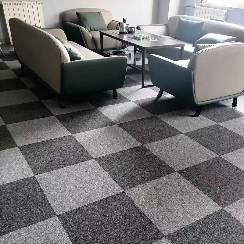 Cross-border office carpet glue-free self-adhesive splicing square full floor mat thickened cement floor can be paved billiard hall