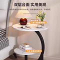 Bedside table movablecasual small round table living room sofa bedroom bedside small coffee table for home mini bedside table