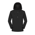 New women's windproof and waterproof lightweight outdoor camping slim-fit jacket - half-zip pullover hooded hiking jacket daw040