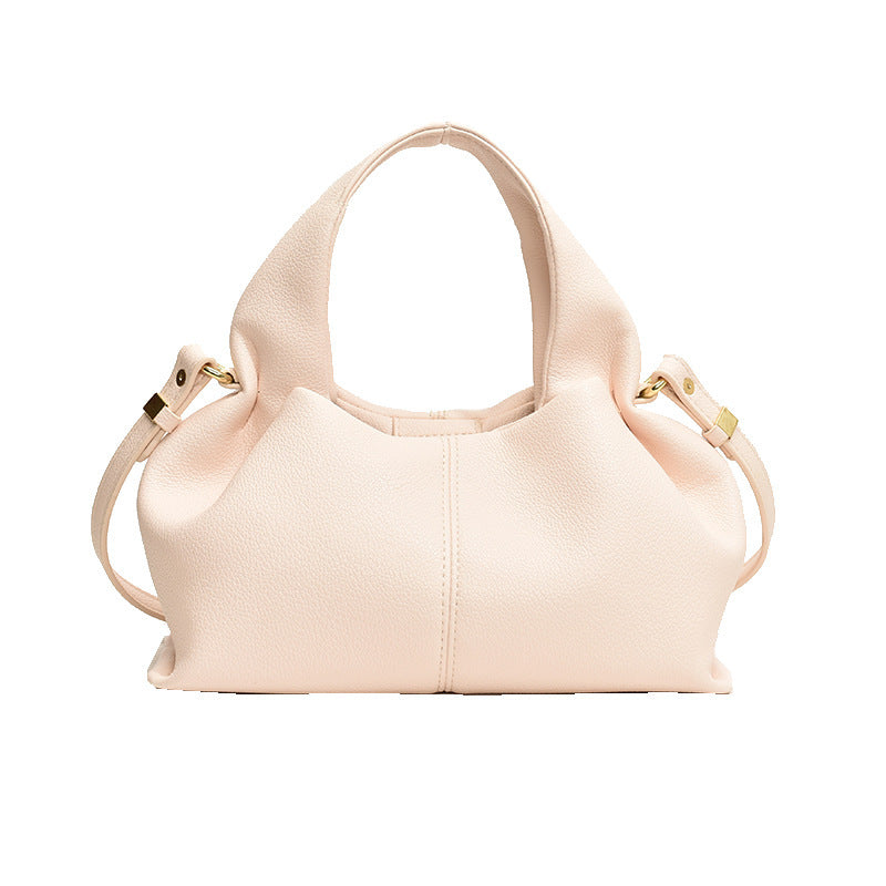 Cross-border women's cloud dumpling bag 2025 new popular portable lunch box bag French texture shoulder messenger women's bag