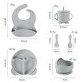 Gray 6-piece set (with ears)