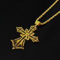 24k ethiopian big cross jewelry pendant gold african eritrean traditional wedding