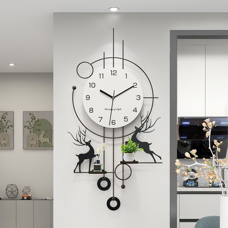 Wall clock living room manufacturer new arrivalpopular creative casualelegantaccessible luxuryclassy clock silent background wall decoration