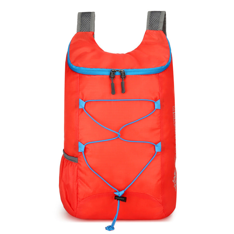 Outdoor travel Oxford cloth backpack men's large capacity canvas schoolbag travel backpack women's leisure travel luggage