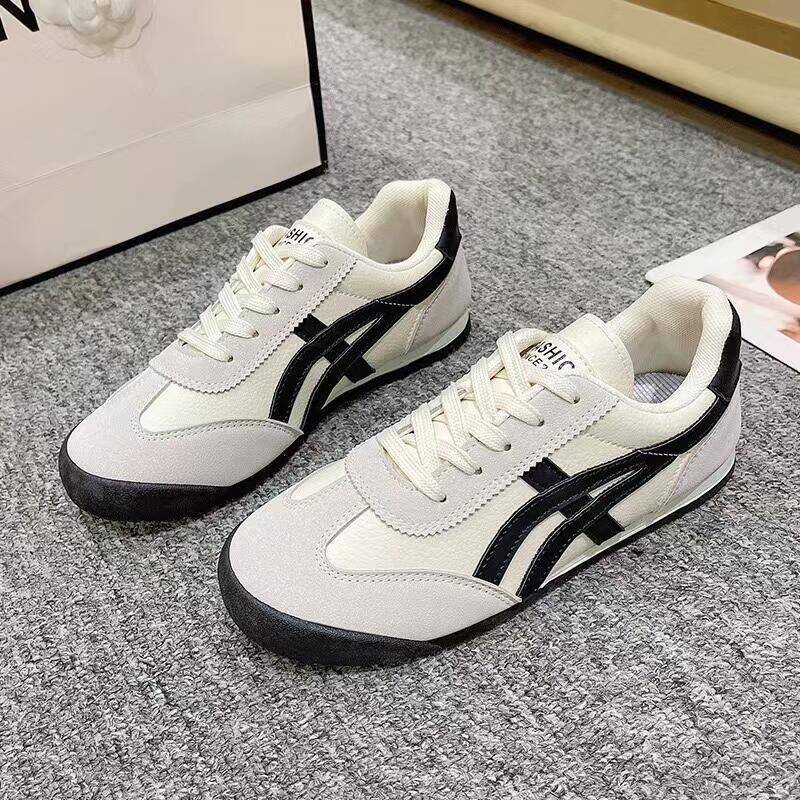 Influencer-approved, niche agnes sneakers for women, new spring/summer 2026 collection. lightweight, breathable, versatile, athletic and casual german army trainers (gats), white sneakers for women