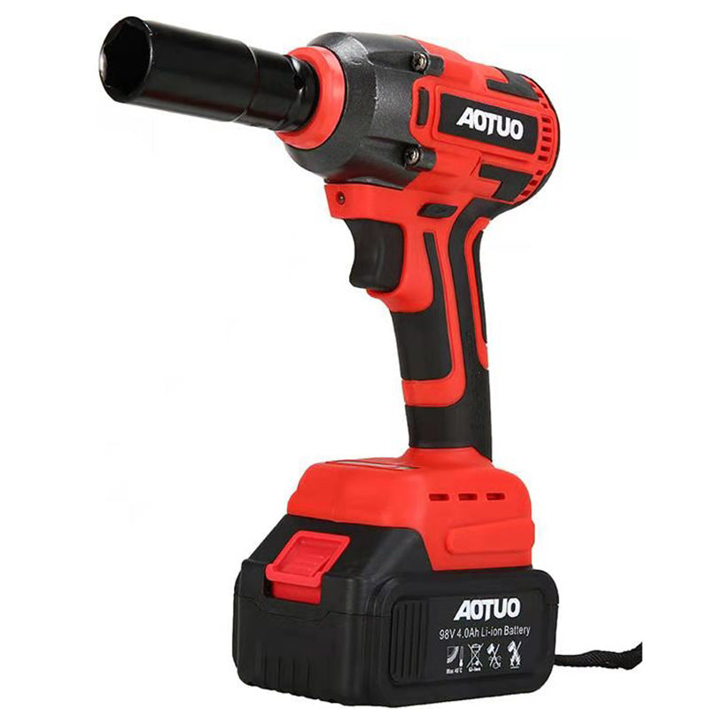 Rechargeable lithium battery wrench high torque car tire installation scaffolding wind cannon, impact electric wrench wholesale