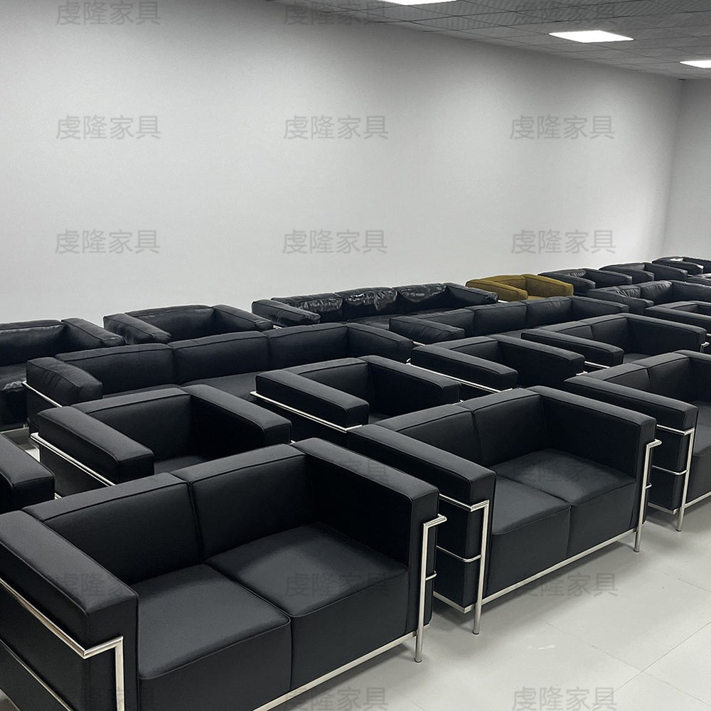 genuine leather sofa 4s store lc3 le corbusier office sofa designer furniture genuine leather office sofa chair