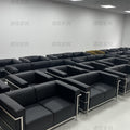 genuine leather sofa 4s store lc3 le corbusier office sofa designer furniture genuine leather office sofa chair