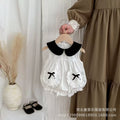 Summer romper dress for baby girls - cute, adorable, and stylish princess outfit for crawling and everyday wear