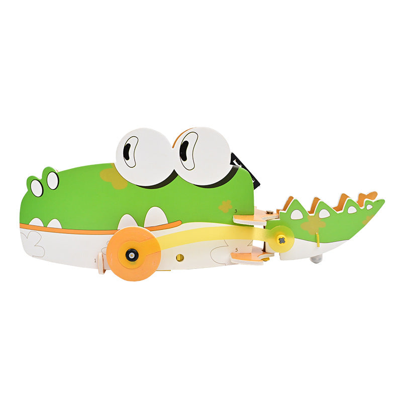 KT board small crocodile bionic small animal handmade technology small production children's educational science small experiment material package new