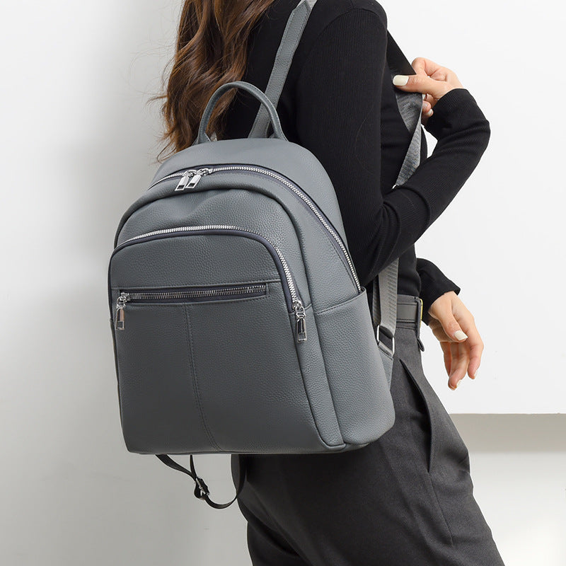 Spring 2024 Urban Simple PU Women's Backpack