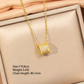 [titanium steel] cross-border popular versatile small waist necklace for women, accessible luxury fashion, high-end elegant sweater chain jewelry