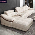 2025 new genuine leather sofa set, modern leather furniture for home living room, top grain cowhide sofa