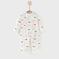 Wholesale baby rompers - spring/autumn pure cotton newborn long sleeve crawling suit 0-2 years old sleepwear baby onesie autumn outfit
