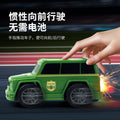Dropshipping tiktok viral four-wheel drive off-road kids' toy car - hot-selling light-up flint inertia car