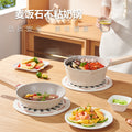 Medical stone milk pot suit non-stick pot soup pot for home baby food supplement pot neutral frying pan die-cast pot snow flat pot
