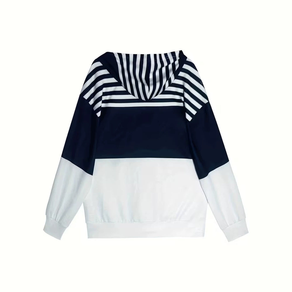hot-selling plus-size women's zip-up hoodie, new casual long-sleeve hooded sweatshirt jacket, dropshipping available