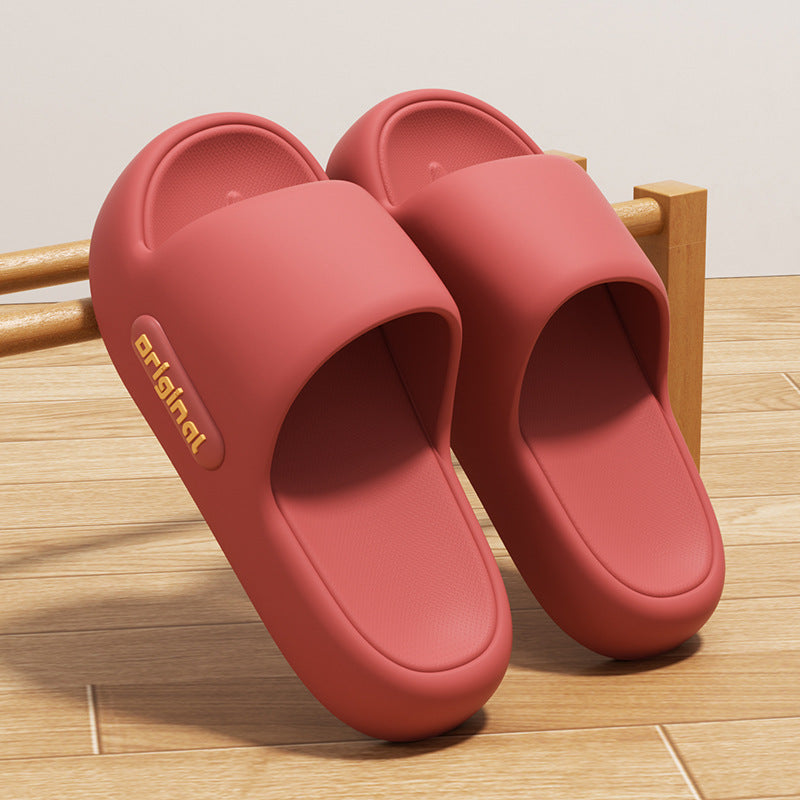 New arrival labeling thick sole non-slip eva sandals thick soleeva non-slip bathroom women's slippers home portable
