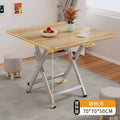 Simple foldable small square dining table for home study rental house dormitory small apartment portable dining table casual