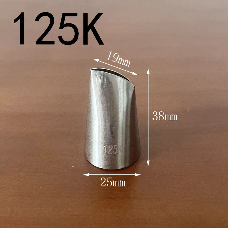 Medium decorating nozzle 1m#2d# seamless 304 stainless steel cream cake baking decorating tool in stock wholesale