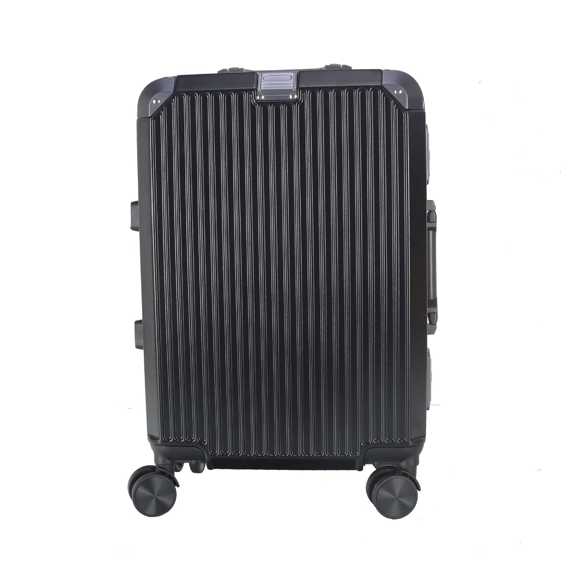 Metal corner aluminum frame luggage aluminum trolley suitcase simple atmospheric zipper case universal wheel anti-theft password box