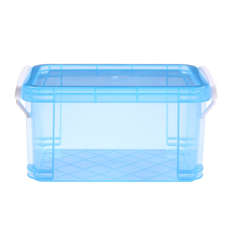 Factory direct sales storage box Plastic transparent storage box Storage box Toys baby products sorting storage box