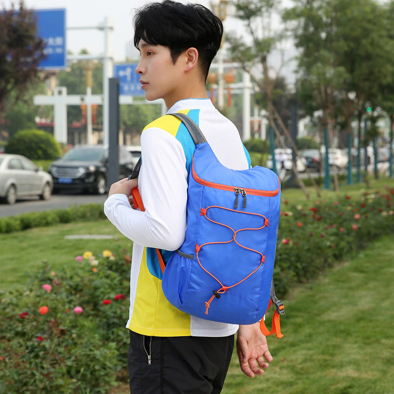 Outdoor travel Oxford cloth backpack men's large capacity canvas schoolbag travel backpack women's leisure travel luggage